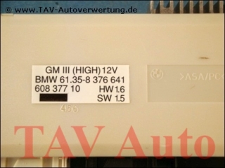 Basic Module GM III (high) BMW 61358376641 608-377-10 HW:1.6 SW:1.5