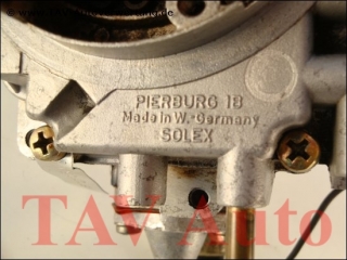 Carburetor Pierburg 1B 055-129-025-J VW Golf Jetta Scirocco 1.5L JB Solex 717627270