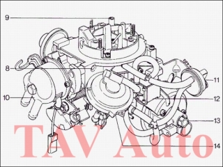 Carburetor Pierburg 2E 026-129-015-A 717852010 717852440 Audi 80 100 Coupe VW Passat 1.8L DS automatic