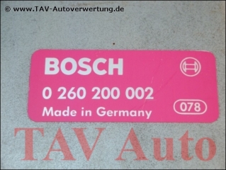 Engine control unit Bosch 0-260-200-002 BMW Ecotronic Carburetor