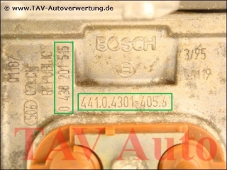 Central injection unit Bosch 0-438-201-515 441-0-4301-405-6 Skoda Felicia