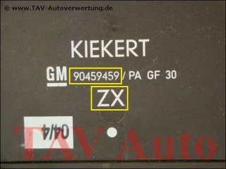Steuergeraet Zentralverriegelung Kiekert GM 90459459 ZX Opel Omega-B