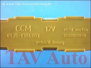Check-Control Modul CCM BMW 61.35-1384603 Hella 5DS005138-02