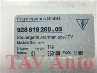 Steuergeraet Alarmanlage ZV 928618260.00 Porsche 911 928 944 964 968 993