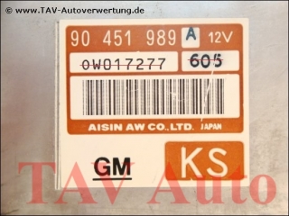 Control unit automatic transmission GM 90-451-989 KS 62-37-306 Opel Astra-F X16XEL