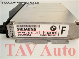 Motor-Steuergeraet DME Siemens 5WK90321 BMW 1432401 1429685 1740497 MS41.0 F