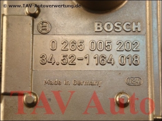 DSC Drehratensensor BMW 34.52-1164018 Bosch 0265005202