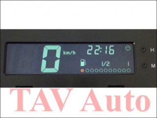 Dash board speedometer 77-00-426-644-F VDO 631-230-001-007 Renault Twingo Central display 7711-368-797