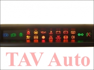 Dashboard Warning Lights 7700-417-817 2208802 Renault Twingo Display with immobilizer
