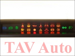 Dashboard Warning Lights 7700-417-818 2208501 Renault Twingo Display with immobilizer