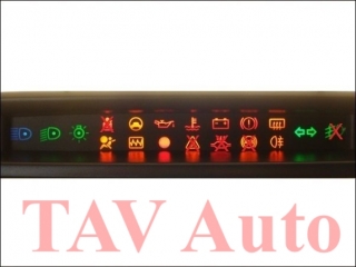 Dashboard Warning Lights 7700-845-247 2208800 Renault Twingo Display with immobilizer