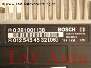 Engine control unit Mercedes A 012-545-45-32 [06] Bosch 0-281-001-138 DS-0006