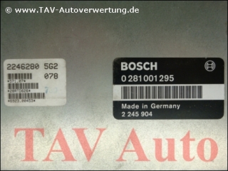 Motor-Steuergeraet Bosch 0281001295 BMW 2245904 2246280 5G2 28RTD626