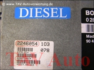 Diesel Motor-Steuergeraet Opel 90459811 ZQ Bosch 0281001214 2246054 Omega-B