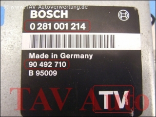Diesel Motor-Steuergeraet Opel 90492710 TV Bosch 0281001214 B95009 2246211 Omega-B