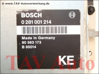 Diesel engine control unit Opel 90-563-173 KE Bosch 0-281-001-214 B-95014 2246324 Omega-B