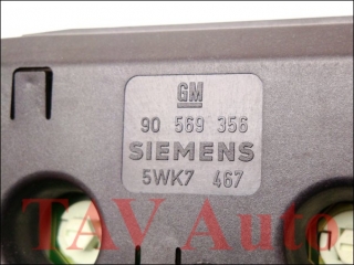 Display unit GM 90-569-356 12-36-496 Siemens 5WK7-467 Opel Vectra-B