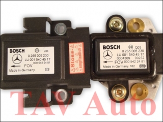 Turn rate sensor A 001-540-45-17 000-542-24-81 Bosch 0-265-005-230 Mercedes E-Class