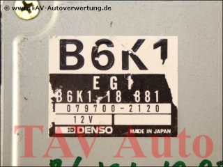 EGI Motor-Steuergeraet Mazda B6K118881 B6K1 Denso 079700-2120 323