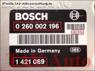 EGS Control unit Bosch 0-260-002-196 BMW 1-421-089 1-421-470 GC5G