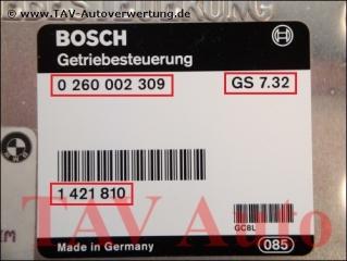 Getriebesteuerung Bosch 0260002309 BMW 1421810 1421888 GS7.32