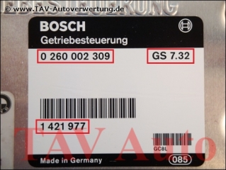 Getriebesteuerung Bosch 0260002309 BMW 1421977 1421962 GS7.32