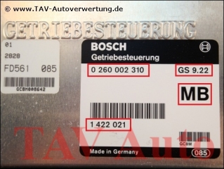 Getriebesteuerung Bosch 0260002310 BMW 1422021 GS9.22 MB