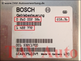 EGS Control unit Bosch 0-260-002-386 BMW 1-422-772 GS-8.36