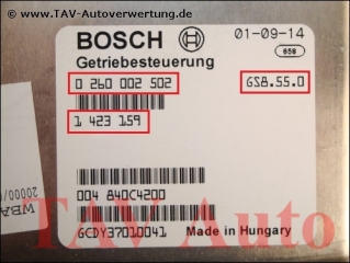 EGS Control unit Bosch 0-260-002-502 BMW 1-423-159 1-423-161 GS-8.55.0