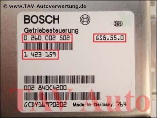 EGS Control unit Bosch 0-260-002-502 BMW 1-423-159 1-423-165 GS8.55.0