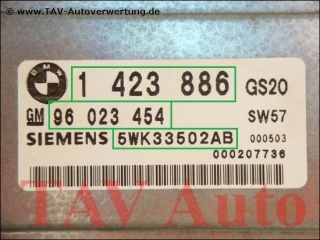 EGS control unit GS20 BMW 1-423-886 7-504-691 GM 96-023-454 Siemens 5WK33502-AB