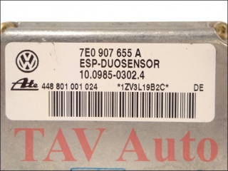ESP-Duosensor VW 7E0907655A Ate 10.0985-0302.4 448801001024 Drehratensensor