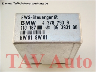 EWS-Steuergeraet BMW 43787939 LK 05393100 110 187 HW01 SW01