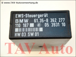 EWS-Steuergeraet BMW 61.35-8362277 LK 05393110 110187 HW03 SW01