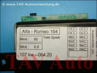 Electronic control Alfa Romeo 164 8824408 335390-01 60508244 Checo Jaeger