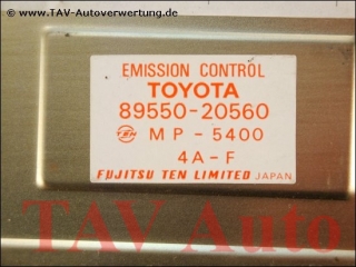 Steuergeraet Abgasreinigungsanlage 89550-20560 MP-5400 4A-F T6 Toyota Carina 2 T17