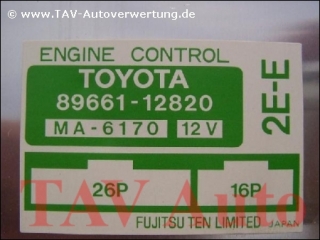 Engine control Toyota 8966112820 MA6170 2EE Corolla (E9)