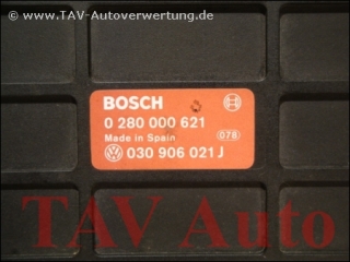 Engine control unit Bosch 0-280-000-621 030-906-021-J VW Golf Jetta Polo 1.3 NZ