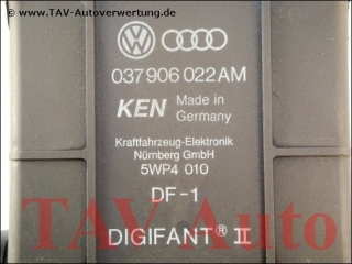 Motor-Steuergeraet 037906022AM KEN 5WP4010 Digifant II VW Passat 1.8 PF