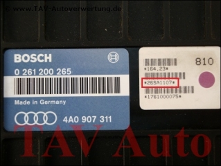 Motor-Steuergeraet Bosch 0261200265 4A0907311 Audi 100 2.0 AAE