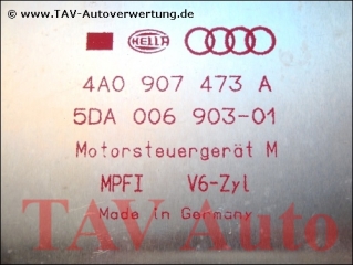 Motor-Steuergeraet Audi 4A0907473A Hella 5DA006903-01