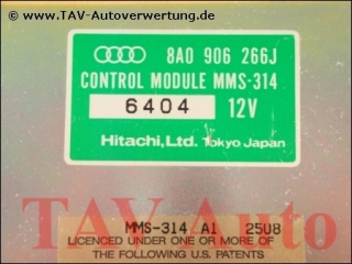 Engine control unit Audi 8A0-906-266-J Control Module MMS-314 12V Hitachi