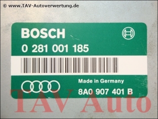 Motor-Steuergeraet Audi 8A0907401B Bosch 0281001185 Diesel