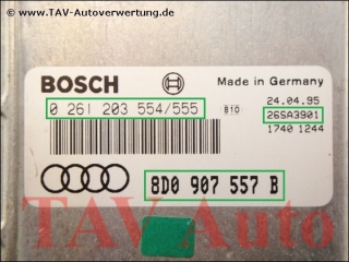 Motor-Steuergeraet Bosch 0261203554/555 8D0907557B 26SA3901 Audi A4 ADP