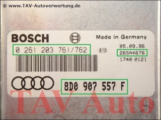 Engine control unit Audi 8D0-907-557-F Bosch 0-261-203-761-762 26SA4676