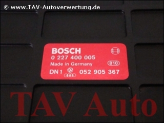 Engine control unit Bosch 0-227-400-005 052-905-367 VW Derby Polo 1.3 GK