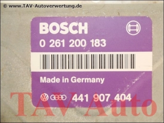 Engine control unit Bosch 0-261-200-183 441-907-404 Audi V8 3.6L quattro PT