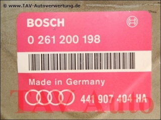 Motor-Steuergeraet Bosch 0261200198 441907404HA Audi V8 3.6 quattro PT
