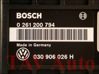Motor-Steuergeraet Bosch 0261200794 030906026H 26SA2763 VW Polo 1.0 AAU
