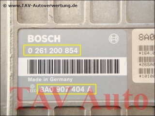 Motor-Steuergeraet Bosch 0261200854 8A0907404A Audi 80 Coupe 2.0 AAD